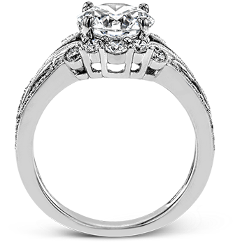 Post Navigation - Two Tier Diamond Ring (400x400), Png Download