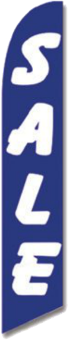 Sale Blue Swooper Bannner - Mission Flags Auto Sales Swooper Flags 3 Pack-sale-warranty-we (700x700), Png Download