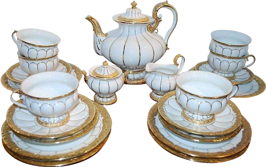Porcelain Coffee Set (882x882), Png Download