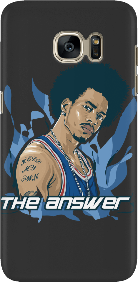 Galaxy S7 Allen Iverson Phone Case - Mobile Phone (1024x1024), Png Download
