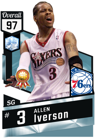 Allen Iverson - Devin Booker Nba 2k17 (325x475), Png Download