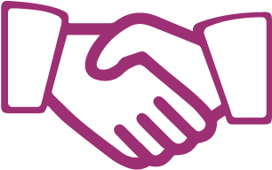 Thriv-engagement - Hand Shaking Icon Png (717x263), Png Download