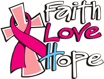 Download Faith Love Hope With Pink Ribbon Design With Rhinestone Ladies Faith Love Hope Breast Cancer Pink Ribbon Awareness Full Size Png Image Pngkit