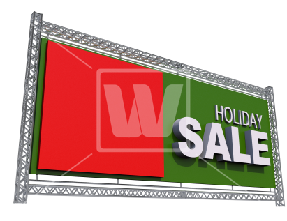 Holiday Sale Display 3d - Banner (550x366), Png Download