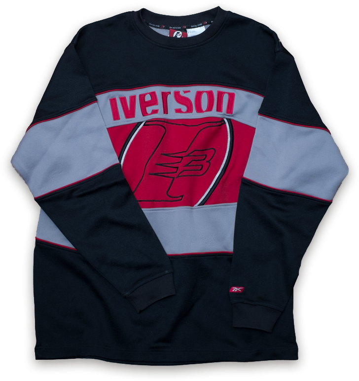 Vintage Reebok Allen Iverson Limited Edition Crewneck - Crew Neck (900x900), Png Download