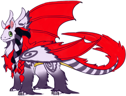 My Winter Solstice Florist Elixir The Tuntun - Dragon (500x375), Png Download