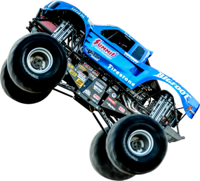 Bigfoot18 - Monster Truck Png File (400x363), Png Download