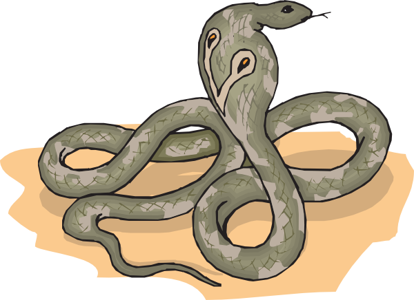 Cobra Snake Transparent Png - Cobra Clipart (600x436), Png Download