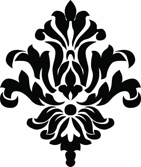 Download Damask Png Pic Gold Damask Clip Art Full Size Png Image Pngkit