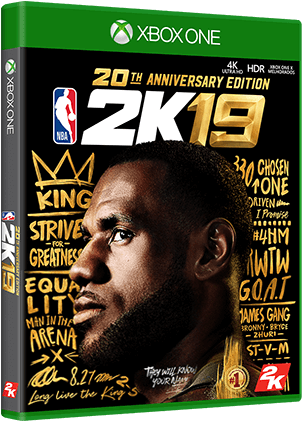Nba 2k Celebrates 20 Years Of Redefining What Sports - Nba2k19 20th Anniversary Edition (329x420), Png Download