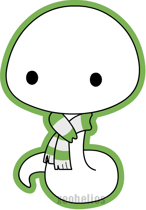 Jpg Royalty Free Snake Huge Freebie - Cute Slytherin (511x735), Png Download