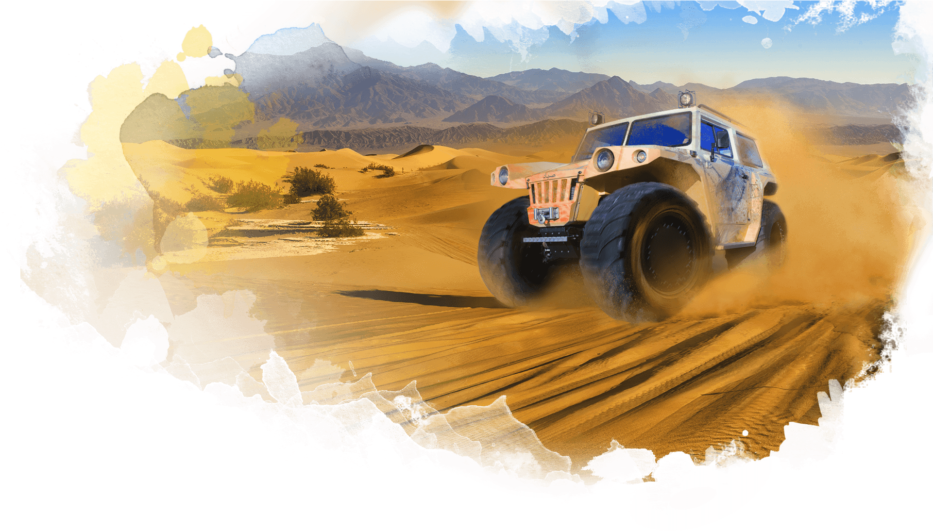 Overcomer Siad - Off-road Vehicle (1920x1161), Png Download