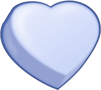 Blue Candy Heart - Happy Valentines Day Good Frie... Rectangle Magnet (400x400), Png Download