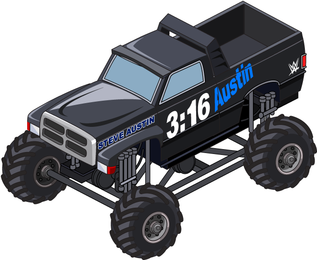 Decoration Monstertruck - Monster Truck (698x623), Png Download
