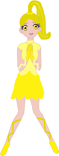 Cure Daffodil - Illustration (256x589), Png Download