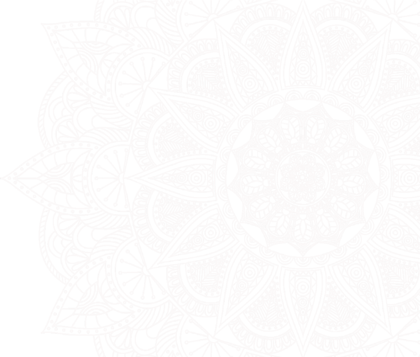 Mandala White Png Vector Black And White - Ipad Mini 1/2/3 Case-littlemaxpen Slot Synthetic Leather (2000x1516), Png Download