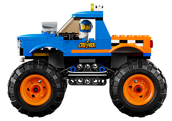 Lego City Great Vehicles Monster Truck - Monster Truck Lego City (700x700), Png Download