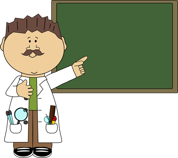 Science Clip Art Pictures Clipart - Science Teacher Clipart (600x533), Png Download