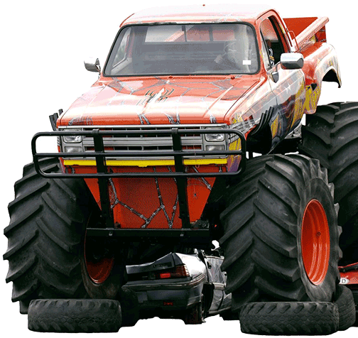 Monster Truck Transparent 506 - Monster Truck (506x534), Png Download