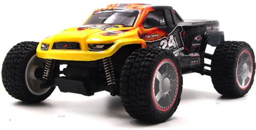 Carisma Gt24t 1/24 4wd Radio Control Truck (yellow) (500x500), Png Download