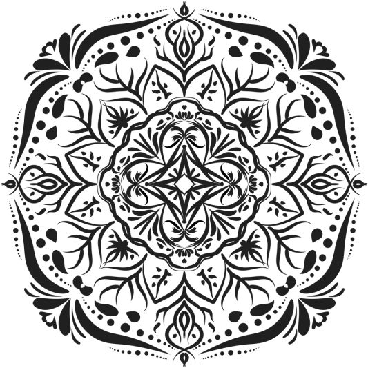 Mandala Pattern Background, Mandala, Pattern, Illustration - Mandala (640x640), Png Download