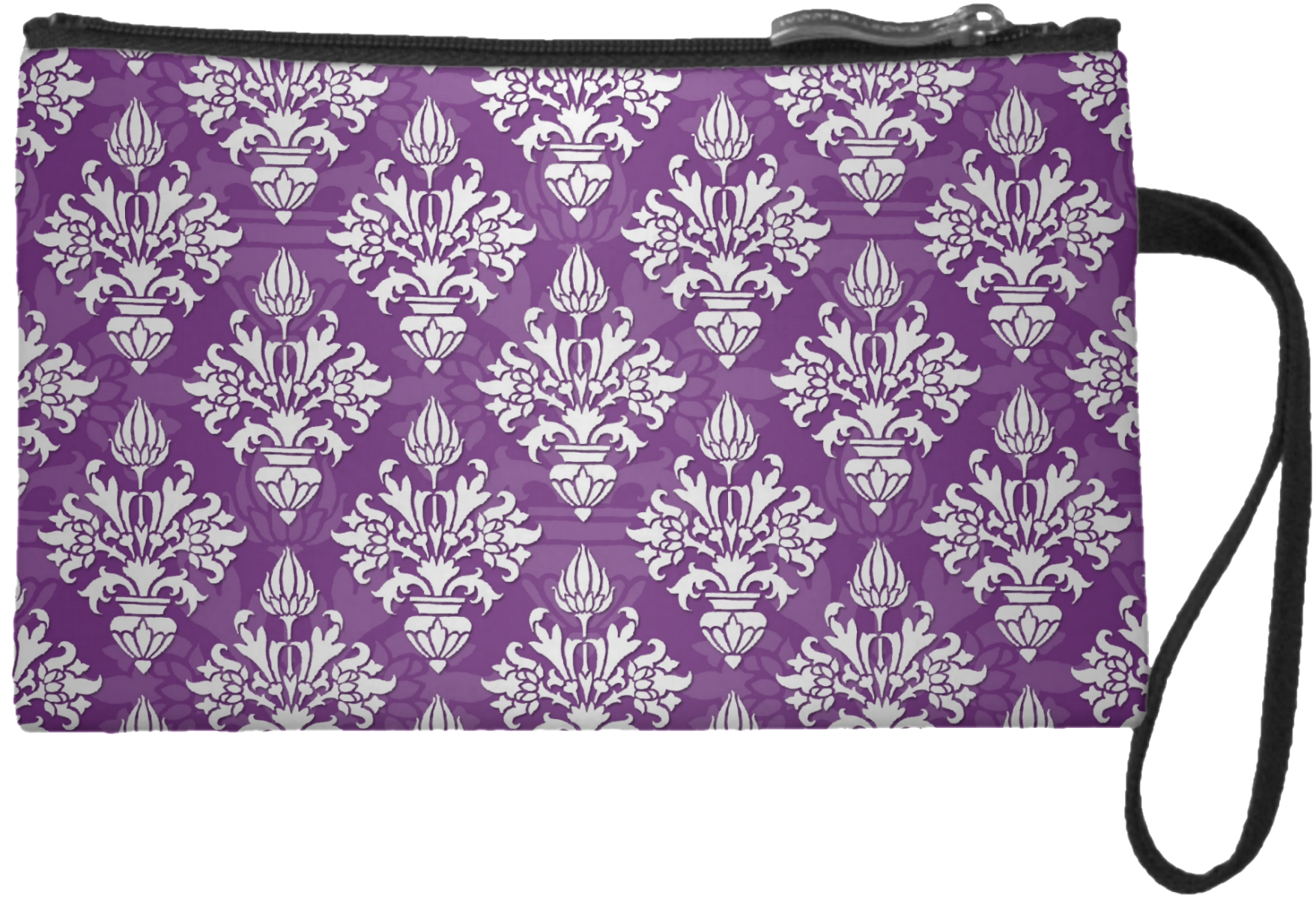 All About Patterns Damask In Your Purse - Periwinkle Blue Purple Artichoke Damask Pattern Coin (1840x1840), Png Download