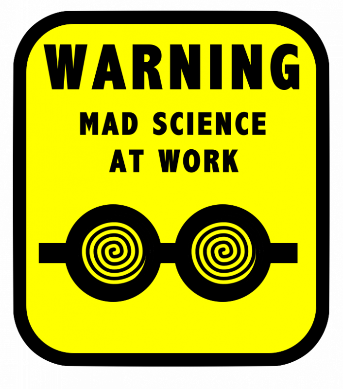 Mad Scientist Clipart - Mad Scientists Clip Art (706x800), Png Download