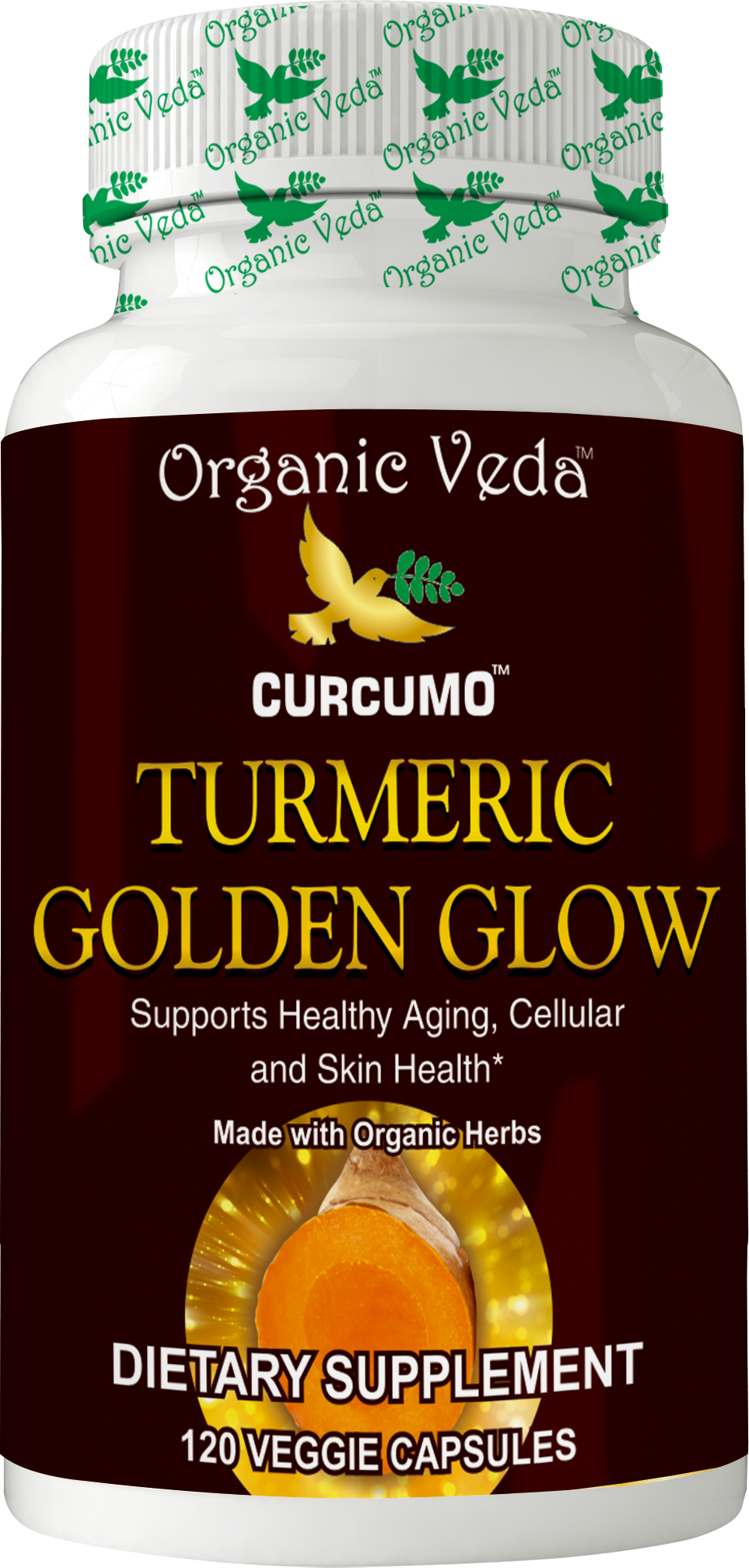 Turmeric Golden Glow Veggie Capsules Dietary Supplement - Ken Follett A Katedrális (963x2015), Png Download