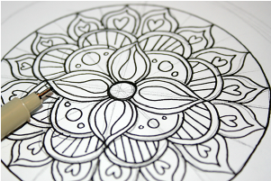 Mandalas Para Desenhar Faceis (724x200), Png Download