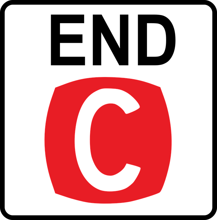 Clearway Ends Road - Clip Art (709x720), Png Download