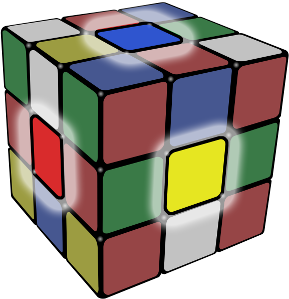 Center Pieces - Center Piece Rubik's Cube (600x600), Png Download