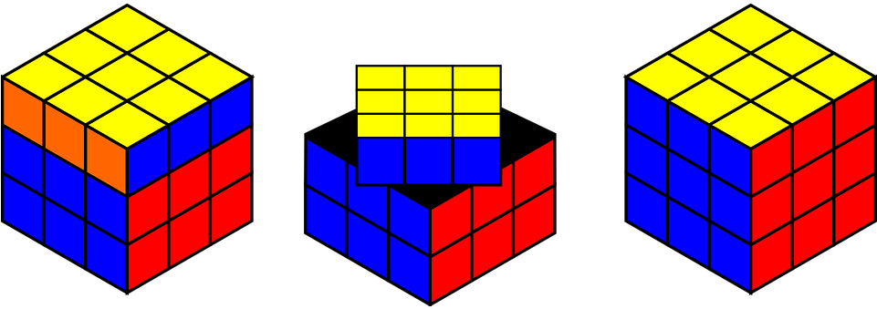 Rubik's Cube Png - Rubik's Cube (960x480), Png Download