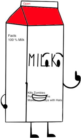 Milk Carton - Portable Network Graphics (352x480), Png Download