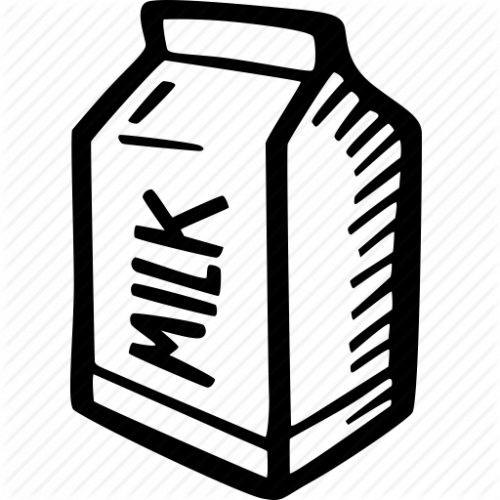 Download Transparent Background Milk Carton Milk Clip - Clip Art (500x500), Png Download