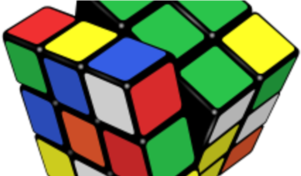 20 Moves That Unlock The Rubik's Cube Puzzle - Rubik Cube Transparent Background (620x350), Png Download