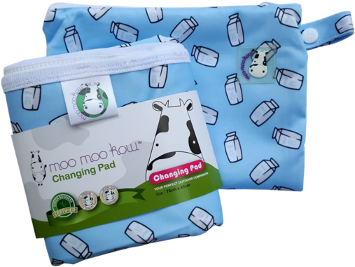 Changing Pad Travel Size Milk Cartons - Moo Moo Kow (580x580), Png Download