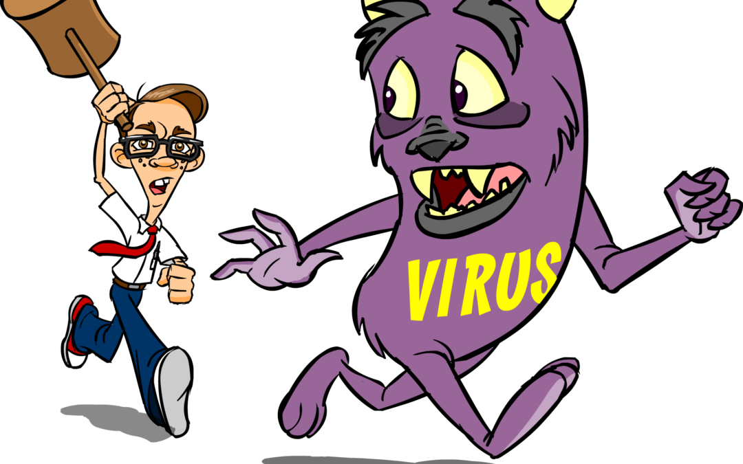 Remove A Virus - Viruses Computer (1080x675), Png Download