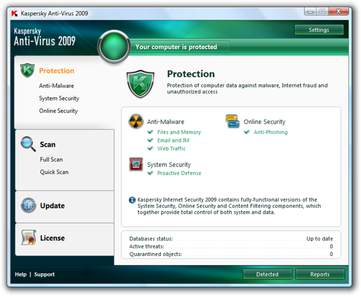 730px Kaspersky Anti Virus - Kaspersky Internet Security Status (730x599), Png Download