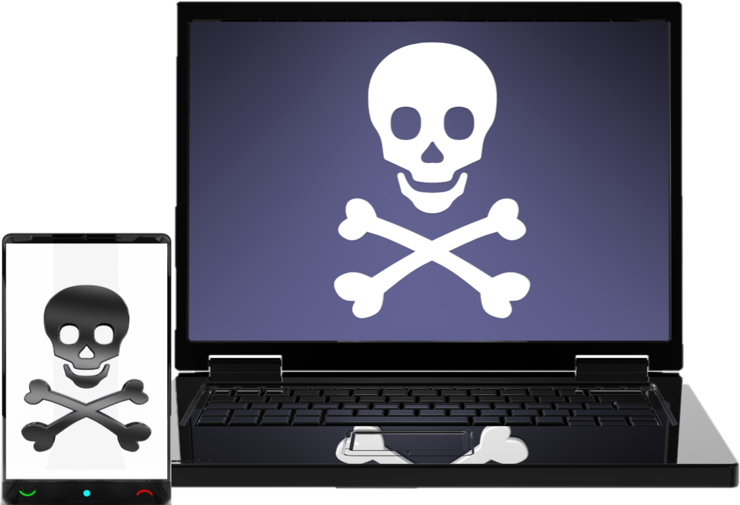 Phone And Computer Virus - Death Of The Computer (1095x762), Png Download
