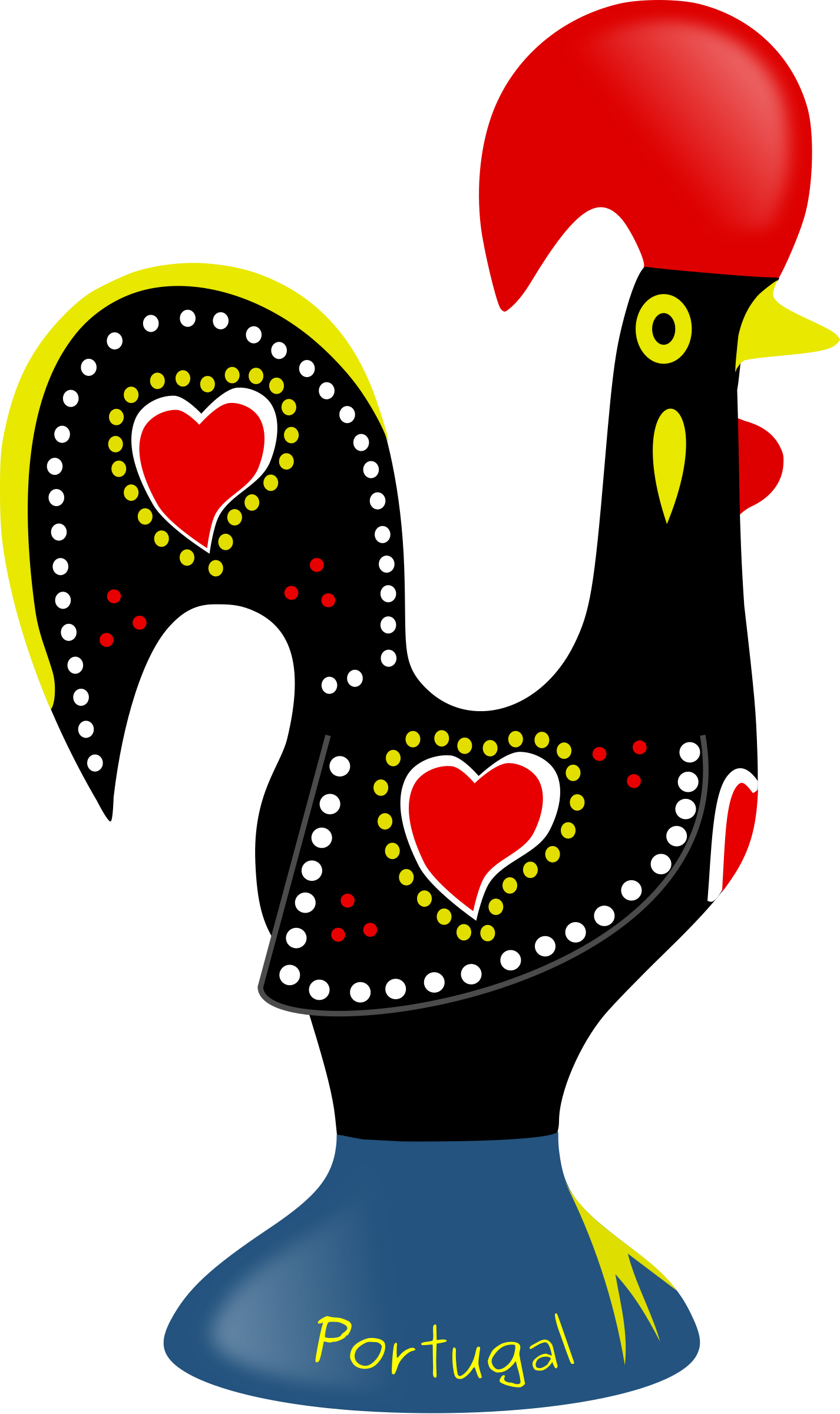 This Free Icons Png Design Of Rooster Of Barcelos (1426x2400), Png Download