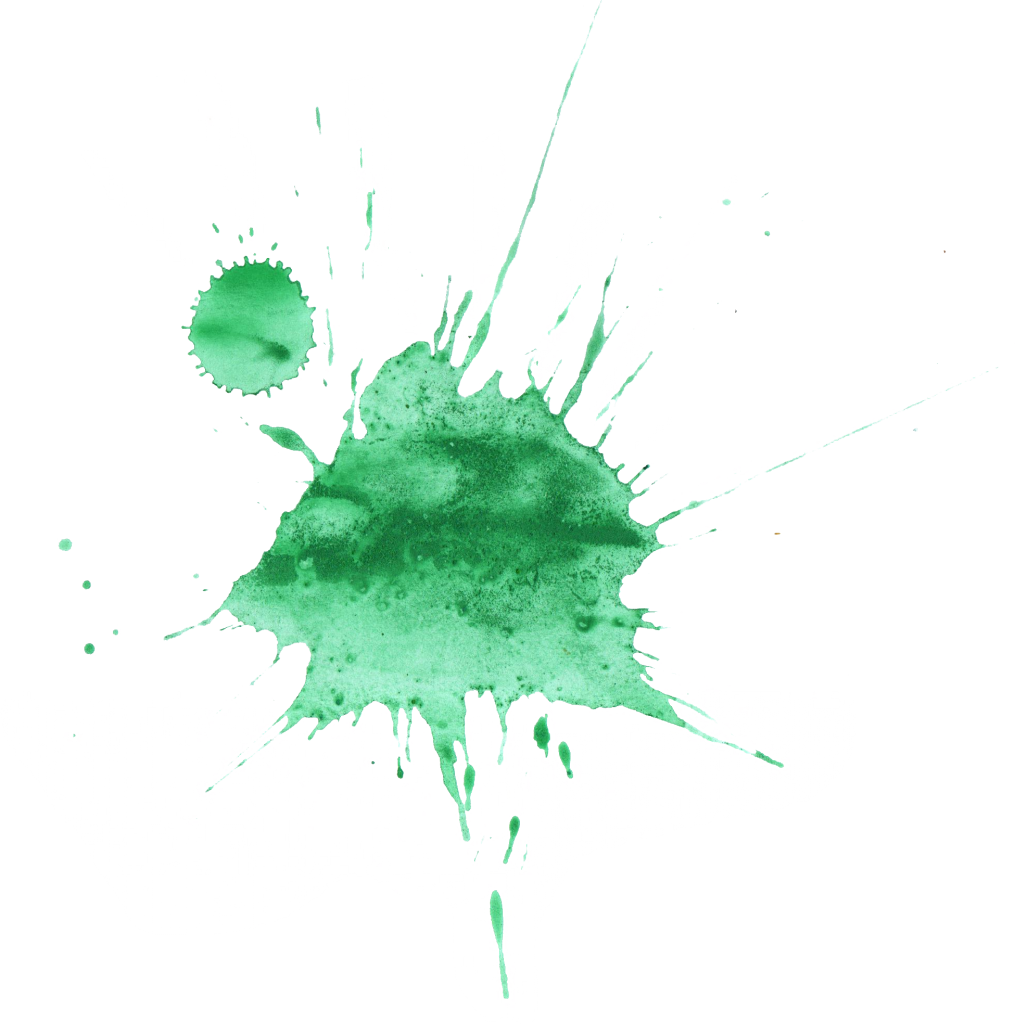 16 Green Watercolor Splatter - Watercolour Splat Png Green (1015x1024), Png Download