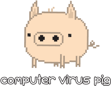 Computer Virus Pig - Meloetta Radiance Form (400x354), Png Download