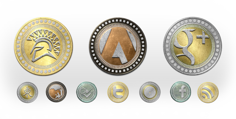 These Awesome And Very Detailed Ancient Coins - Coin (792x400), Png Download