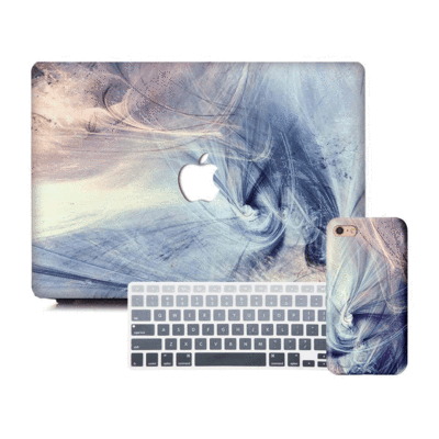 Macbook & Iphone Case Package - Yyubao Super Stretchy Silicone Keyboard Cover Skin (400x400), Png Download