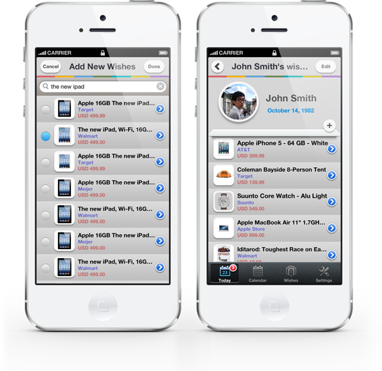 Birthday Wish List - Apple Iphone Birthday Wish (554x539), Png Download