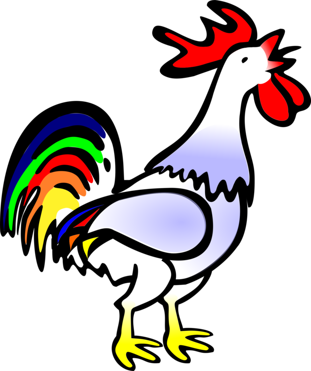 Rooster Download Chicken Document - Rooster Clipart (629x750), Png Download