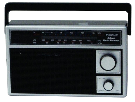 Old Radio Png Image - Santosh Five Band Radio (500x389), Png Download