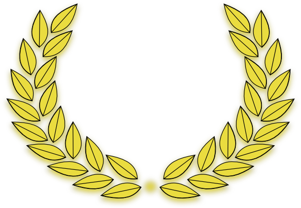 Picture Free Gold Leaf Clipart - Gold Olive Leaves Clipart (600x414), Png Download