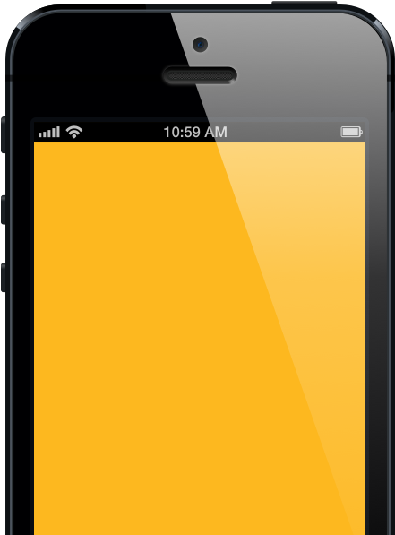 Iphone 5 Dribbble - Iphone With Google Maps (800x600), Png Download