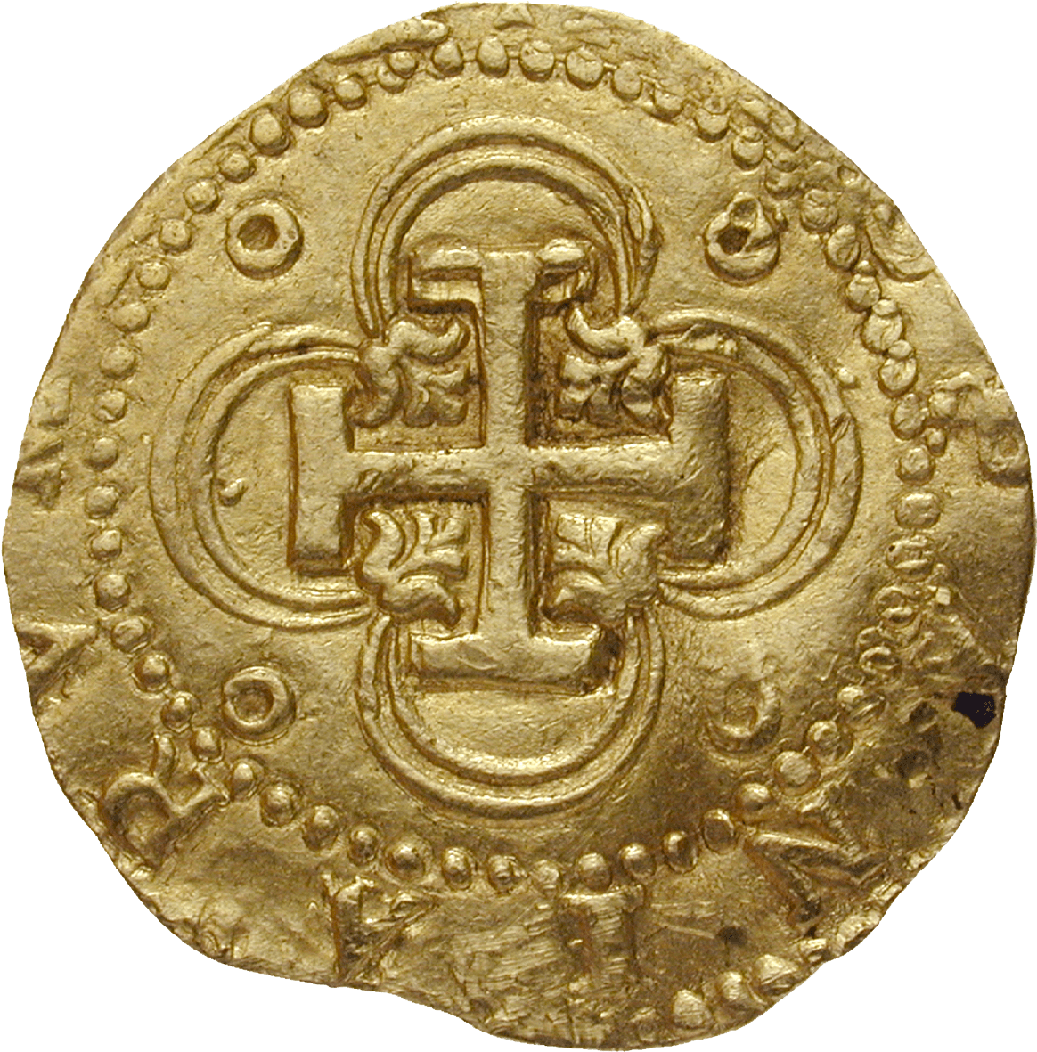 Kingdom Of Spain, Philip Ii, Double Escudo - Spanish Gold Coins Png (1181x1181), Png Download